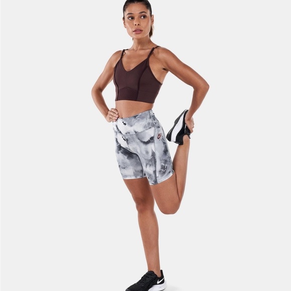 Nike Black and Gray Athletic Shorts with Moisture-Wicking Fabric - Picture 12 of 13